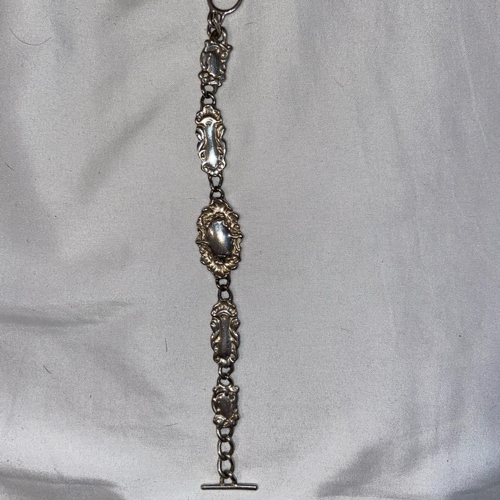 Silver link bracelet